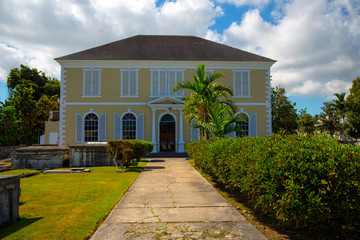 Fototapeta premium Schönes Haus in Nassau, Bahamas