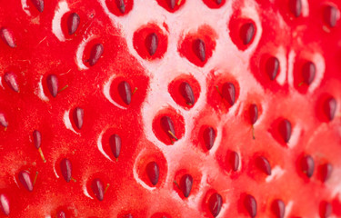 macro strawberry