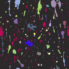 Seamless pattern ink stains