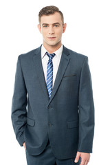 Handsome young entrepreneur