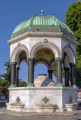 Fototapeta na wymiar German Fountain, Istanbul