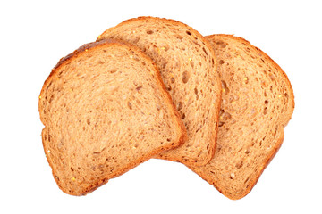 Three bread slices