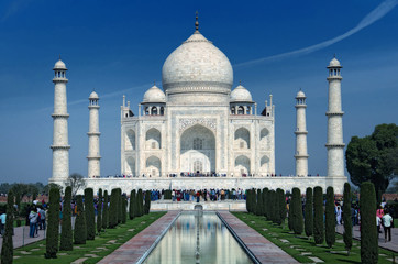The Taj Mahal in Agra, India