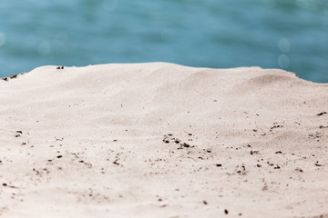 background of sand and sea
