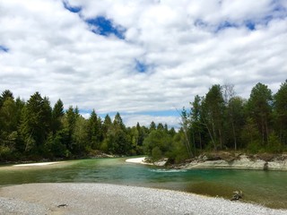 Isarkurve bei Wolfratshausen