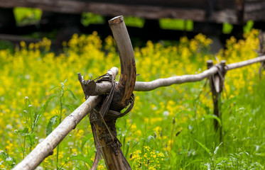 Wood Fence at Oslo Norway Folk Museum
