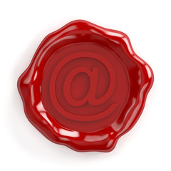 sigillo ceralacca con icona E-MAIL