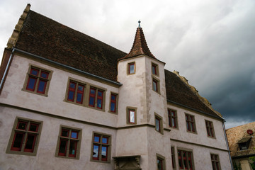 Old castle house in Andlau, Alsace