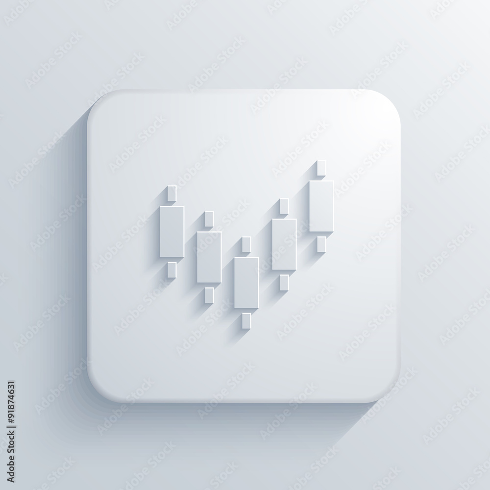 Poster vector modern binary options light icon