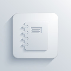 Vector modern document light icon 