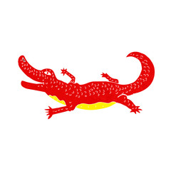 cartoon crocodile