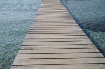 wood pier