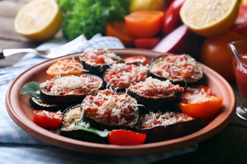 Baked vegetables for breakfast