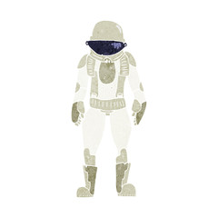 cartoon astronaut
