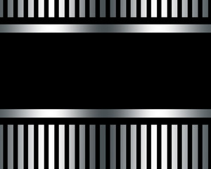 Silver black card