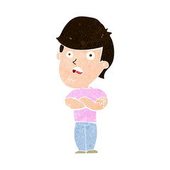 cartoon dissapointed man