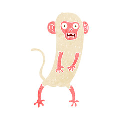 cartoon crazy monkey