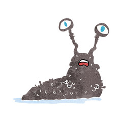 cartoon gross slug