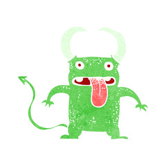 cartoon little devil