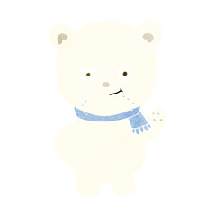 cute cartoon polar bear