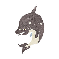 cartoon shark