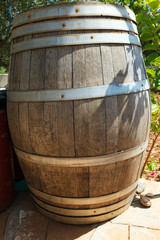 Fototapeta premium Old Wine Barrel Closeup