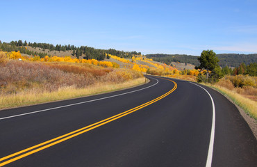 Road to Grand Tetons