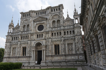 Fototapeta na wymiar Certosa di Pavia (Lombardy, Italy)
