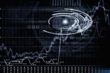 Digital graph background