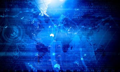 Obraz premium Global interaction