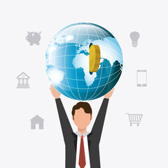 Global economy, money and business