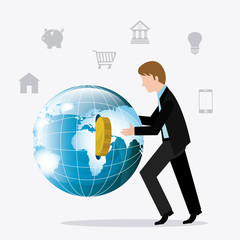 Global economy, money and business