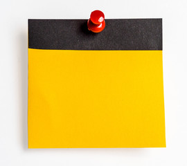 Blank Note with pushpin