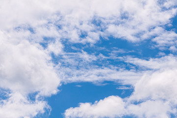Blue sky with cloud