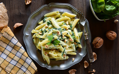 Pasta with gorgonzola