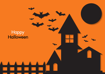 Background for halloween.vector illustrations