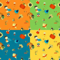 Autumn Seamless Pattern