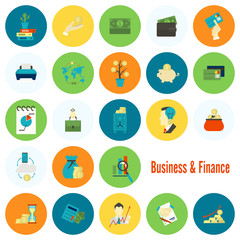Business and Finance Icon Set