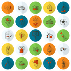 School and Education Icons