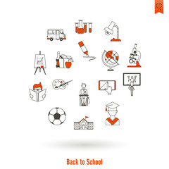 School and Education Icons