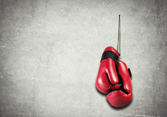 Boxing sport concept