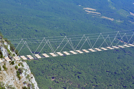 a walking path in the mountains