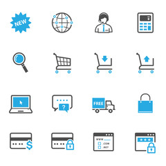 e-commerce and online shopping icons