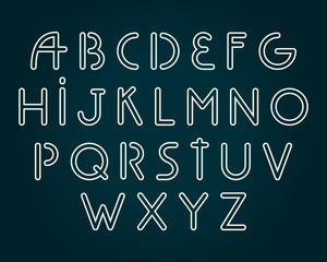 retro font