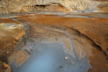 Hochtemperaturgebiet Seltun. Iceland 