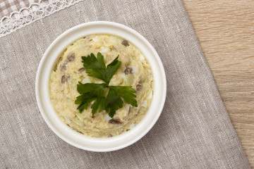 Fish salad of herring - Forshmak