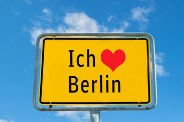 Naklejka premium Ich Liebe Berlin