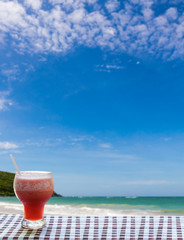 Fresh juice near beach