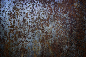 background old rusty holes worn metal iron