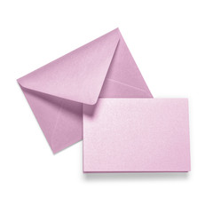 Lilac envelope with card